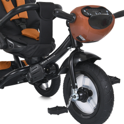 Дитячий триколісний велосипед Turbo Trike MT 1007 гумові колеса