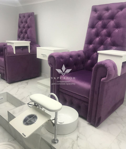 Педикюрное кресло Трон Queen velours