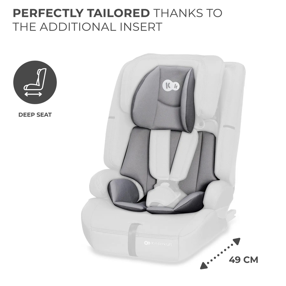 Автокрісло дитяче Kinderkraft Safety Fix 2 i-Size 1/2/3 (9-36 кг)