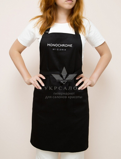 Фартук для мастера Gloria Monohrome черный