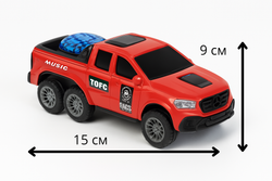Игрушечная машинка с музыкой и светом, 6 колёс, для детей от 3 лет