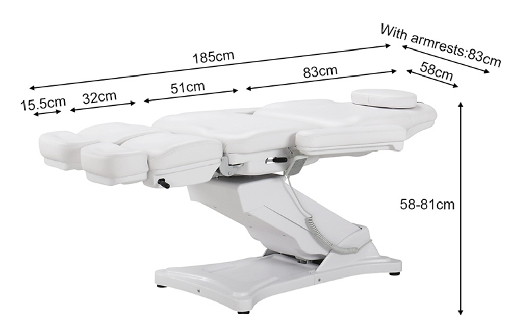 Педикюрне крісло 8186, (2 мотори)