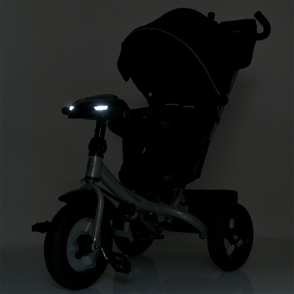 Дитячий триколісний велосипед Turbo Trike MT 1007 гумові колеса