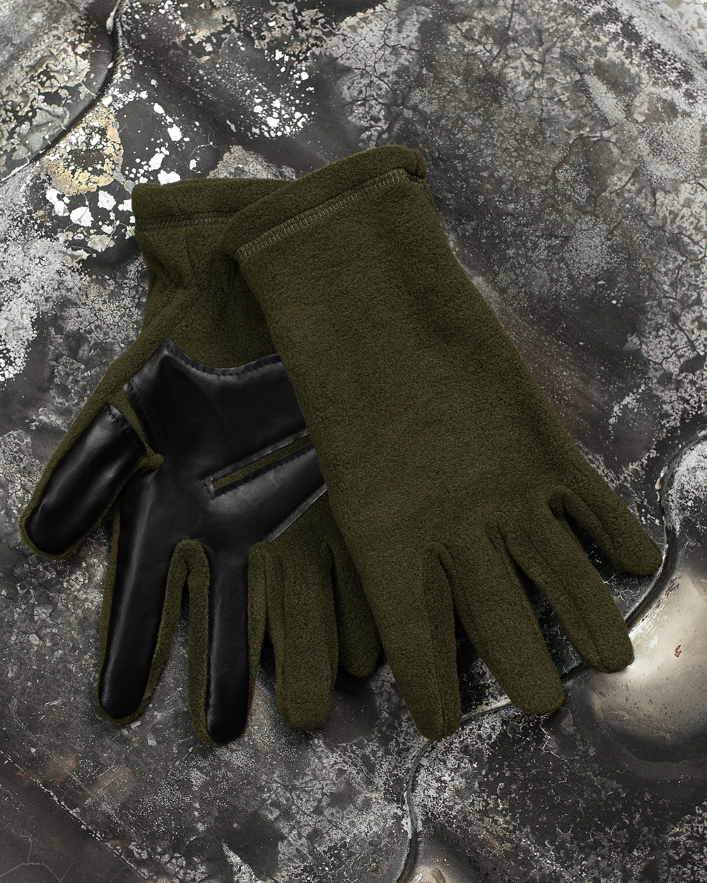 Рукавички тактичні флісові кольору хакі (арт. 9062300101)