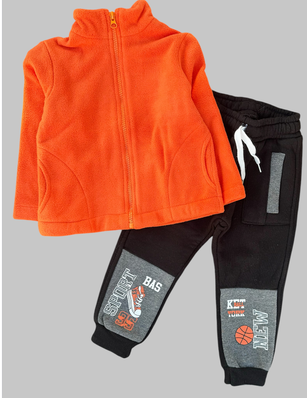 Костюм 2 в 1: кофта, штани "Sport", фліс, трьохнитка з начосом (92 см)