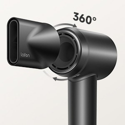 Комплект фен Laifen Swift Premium професійний із сумкою, 2 насадки, чорний