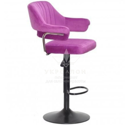 Стілець для візажу Jef velor black