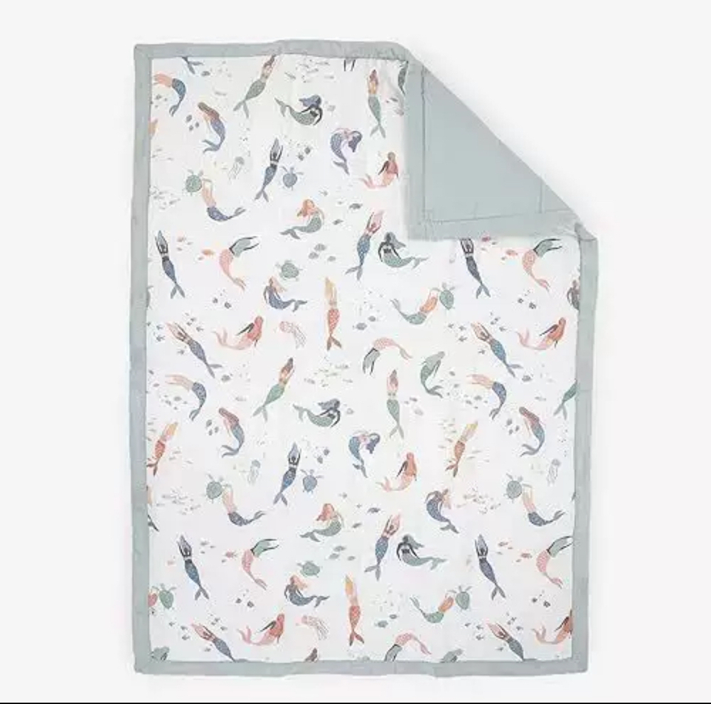 Детское одеяло русалки