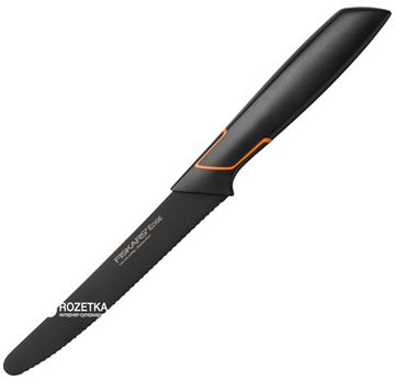 Кухонний ніж Fiskars Edge для томатів 13 см Black (1003092)