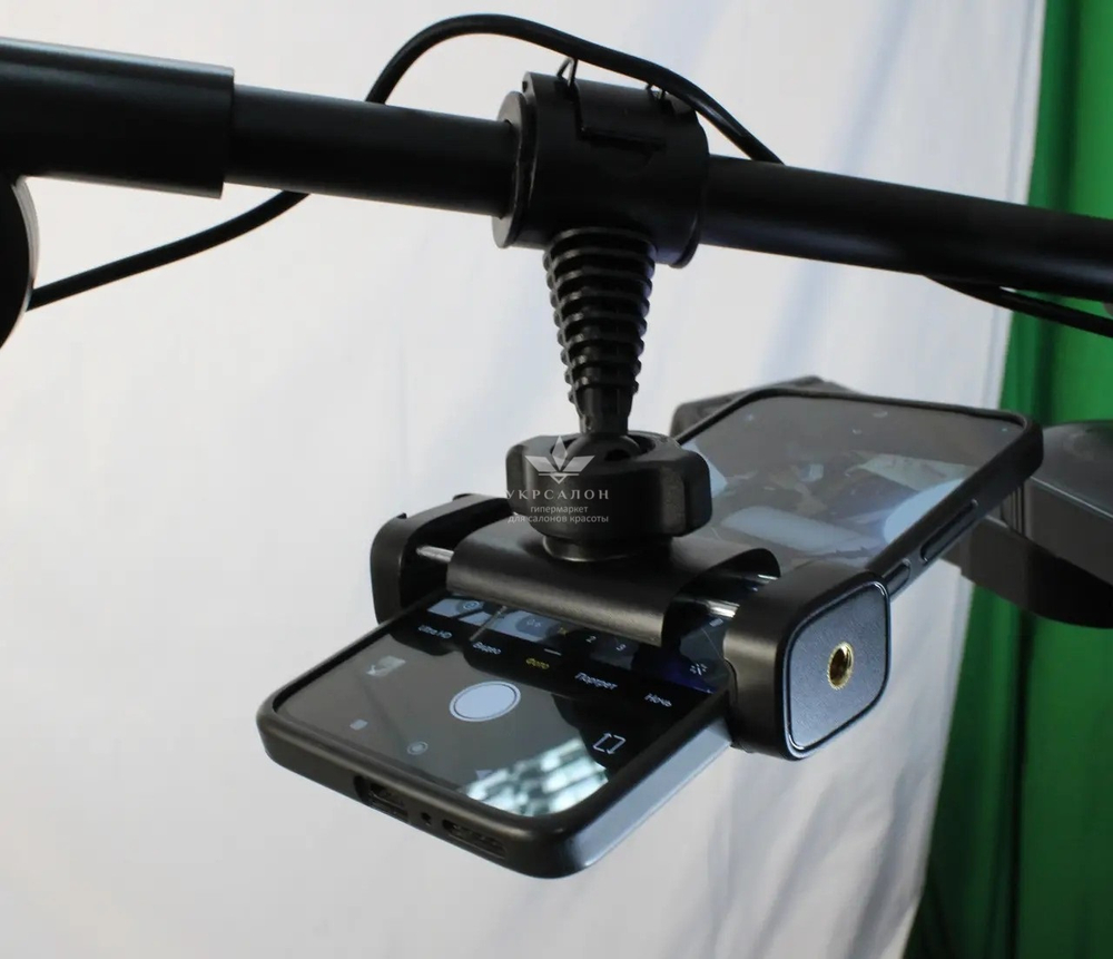 Бестеневая Led лампа для бьюти мастера универсальная F-800F, 36 Вт, черная