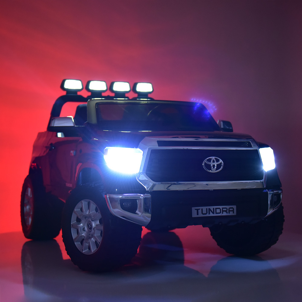 Детский двухместный электромобиль внедорожник Toyota Tundra 400W JJ2255EBLR