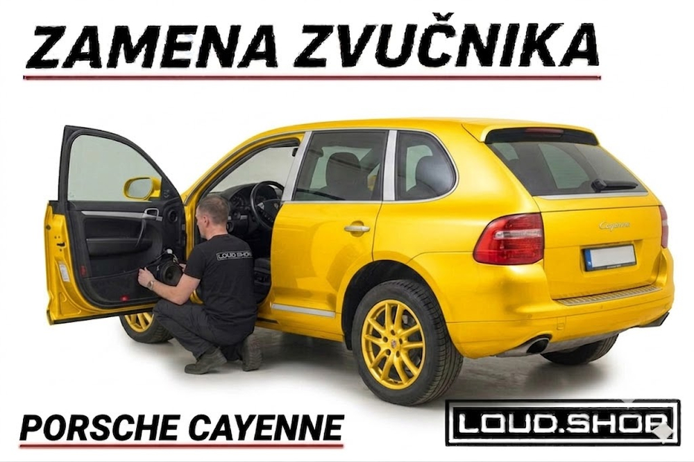 Komplet Zvučnika za Porsche Cayenne