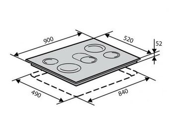 Варильна поверхня електрична VENTOLUX VB 90 TC