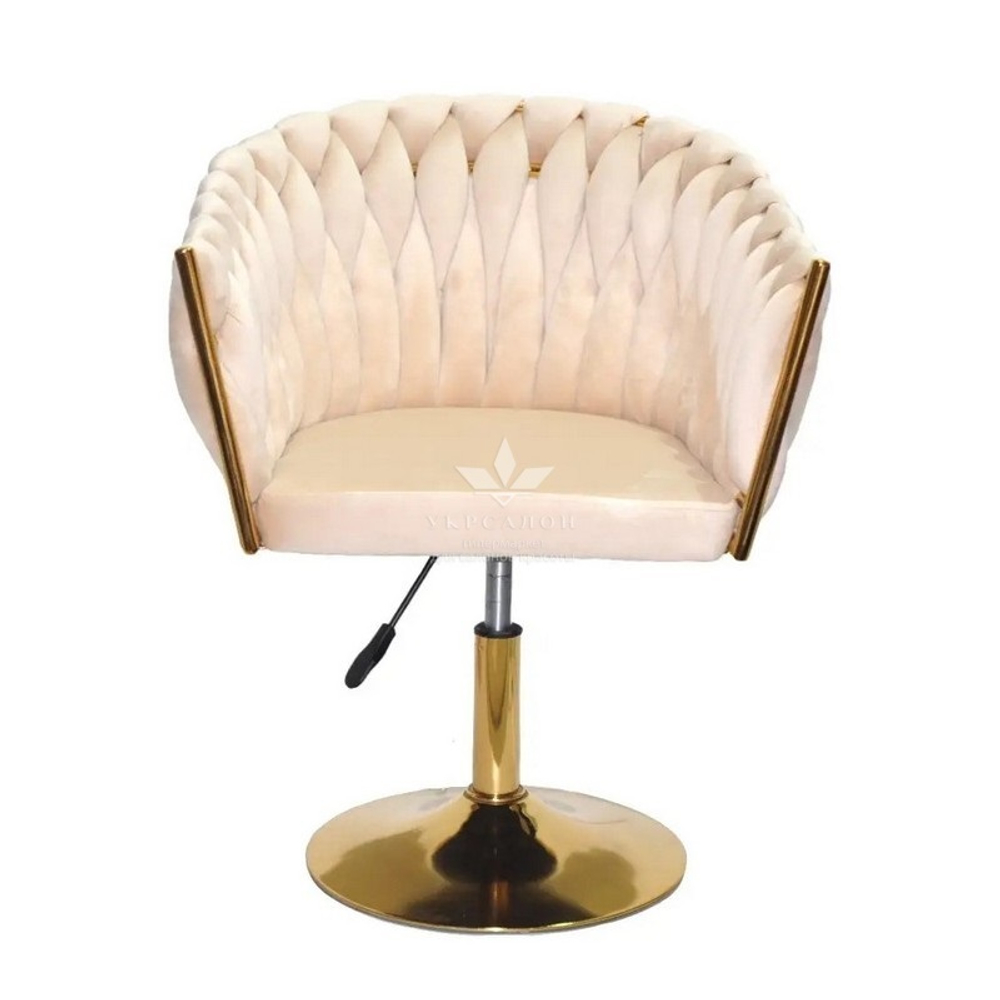 Перукарське крісло Lolita Gold на диску
