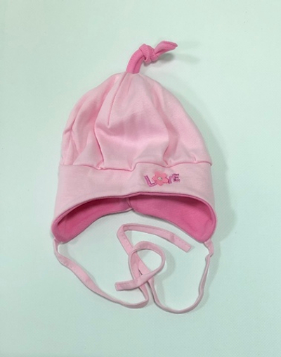 Шапочка "Love", бавовна ТМ "Nus" (р.40-42)
