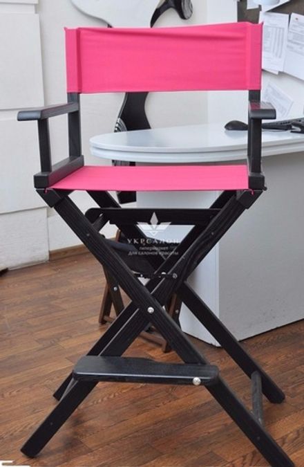 Складной стул для визажа Apolo 6 black