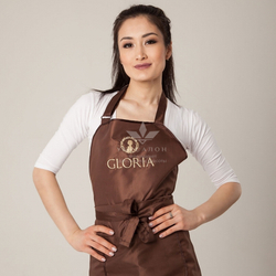 Фартук для мастера Gloria коричневый
