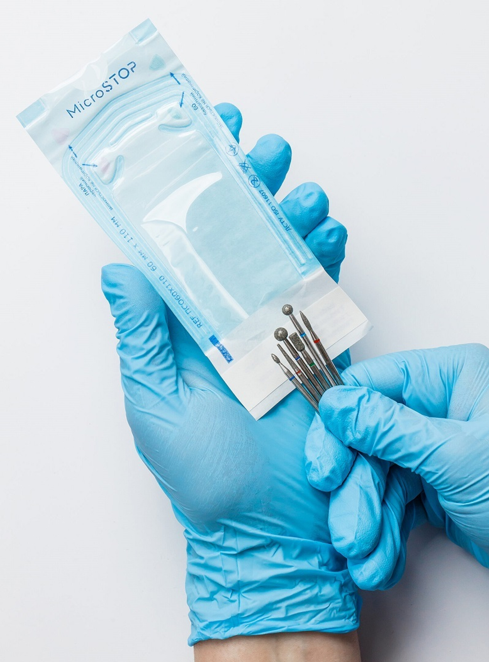 Пакети самоклеючі Microstop для стерилізації в автоклаві 60×110 мм, 200 шт