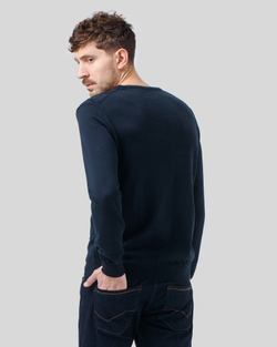 Джемпер чоловічий темно-синій (арт. 7662300402)