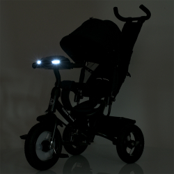 Дитячий триколісний велосипед Turbo Trike MT 1006 гумові колеса