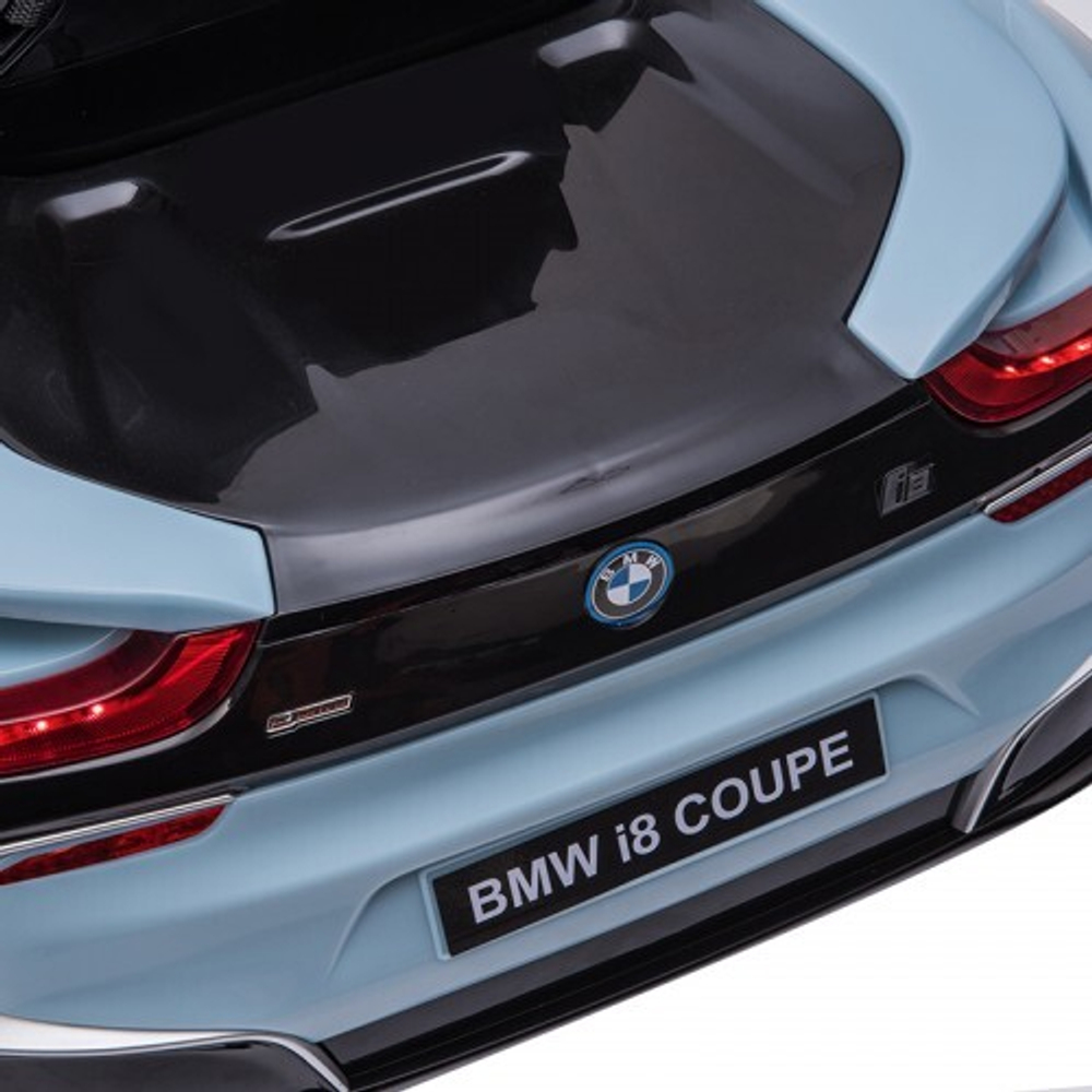 Детский электромобиль спорткар BMW i8 Coupe 50 W 2 мотора