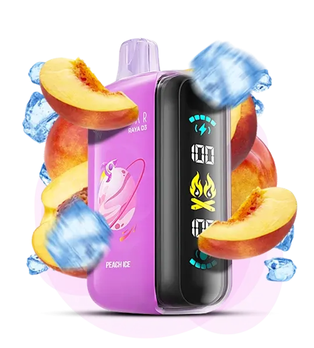 Elf Bar Raya D3 - Peach Ice (5% nic)