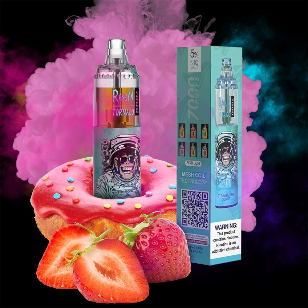 RandM Tornado 7000 2% Strawberry Donut