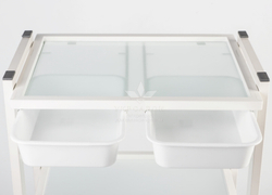 Косметологічний візок s2-2l-w