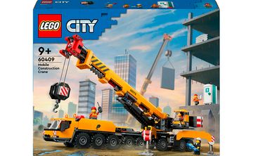 Конструктор LEGO City Жовтий пересувний будівельний кран 1116 деталей (60409)