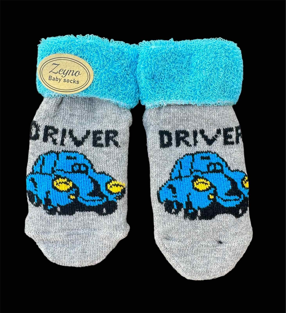 Шкарпетки "Driver", махра ТМ "Zeyno" (0-6 міс)
