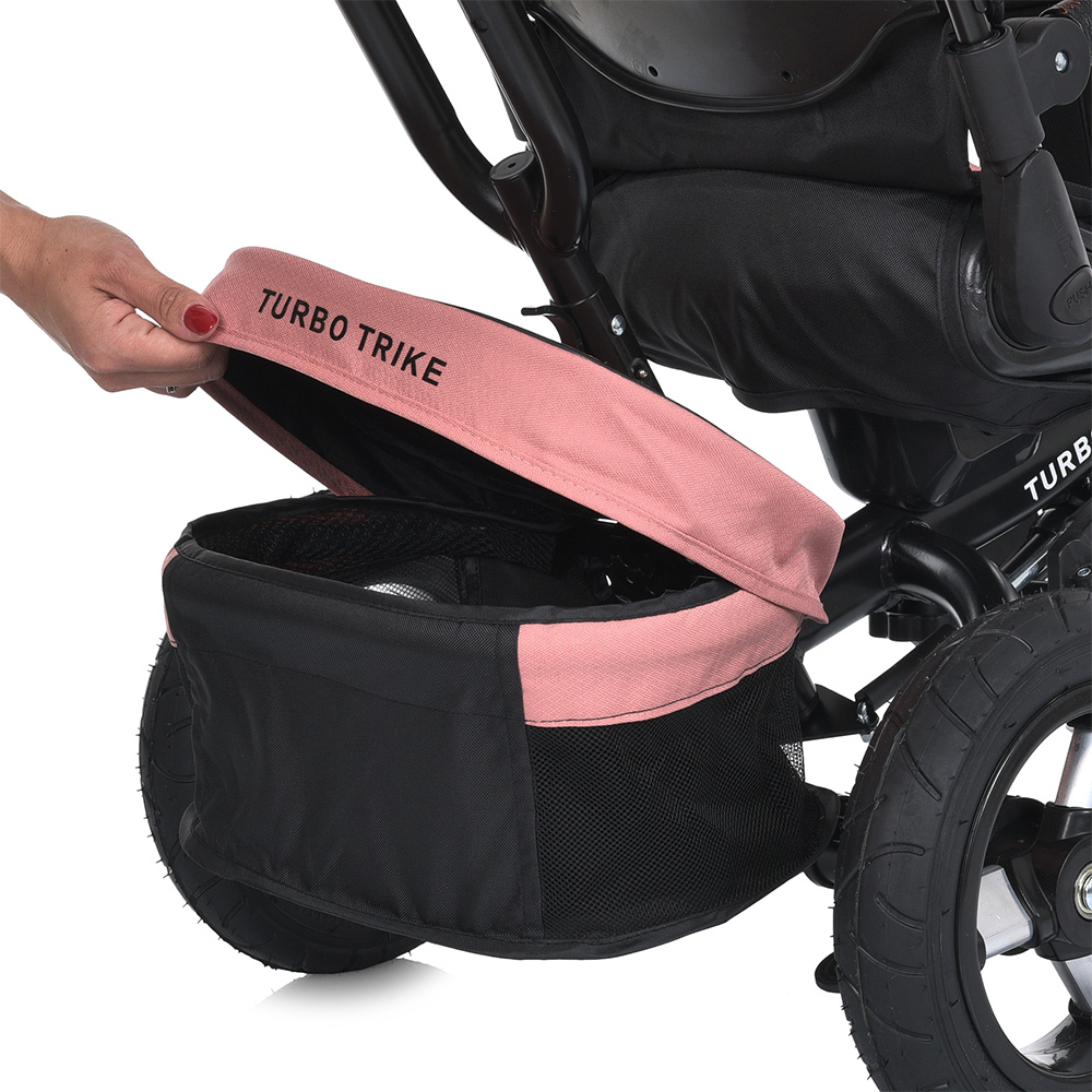 Дитячий триколісний велосипед Turbo Trike MT 1007 гумові колеса
