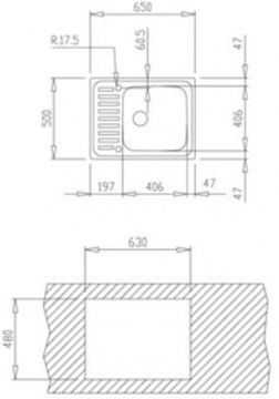 Кухонна мийка TEKA CLASSIC 1B мікродекор PA133M3004/30000053