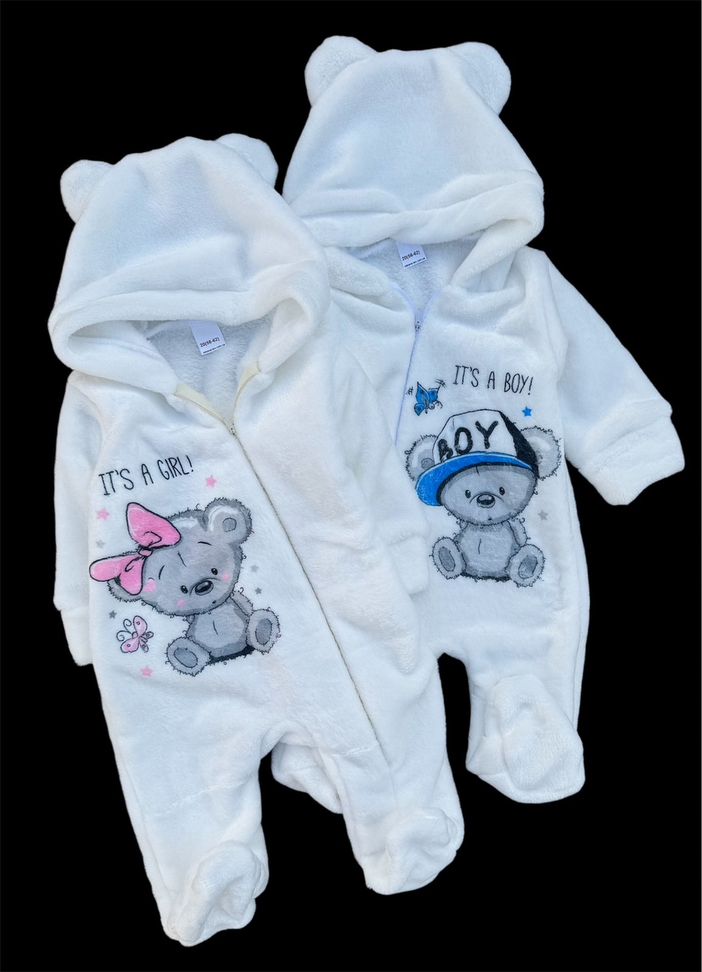 Комбінезон "It's a boy", набивна махра ТМ "Zabava"