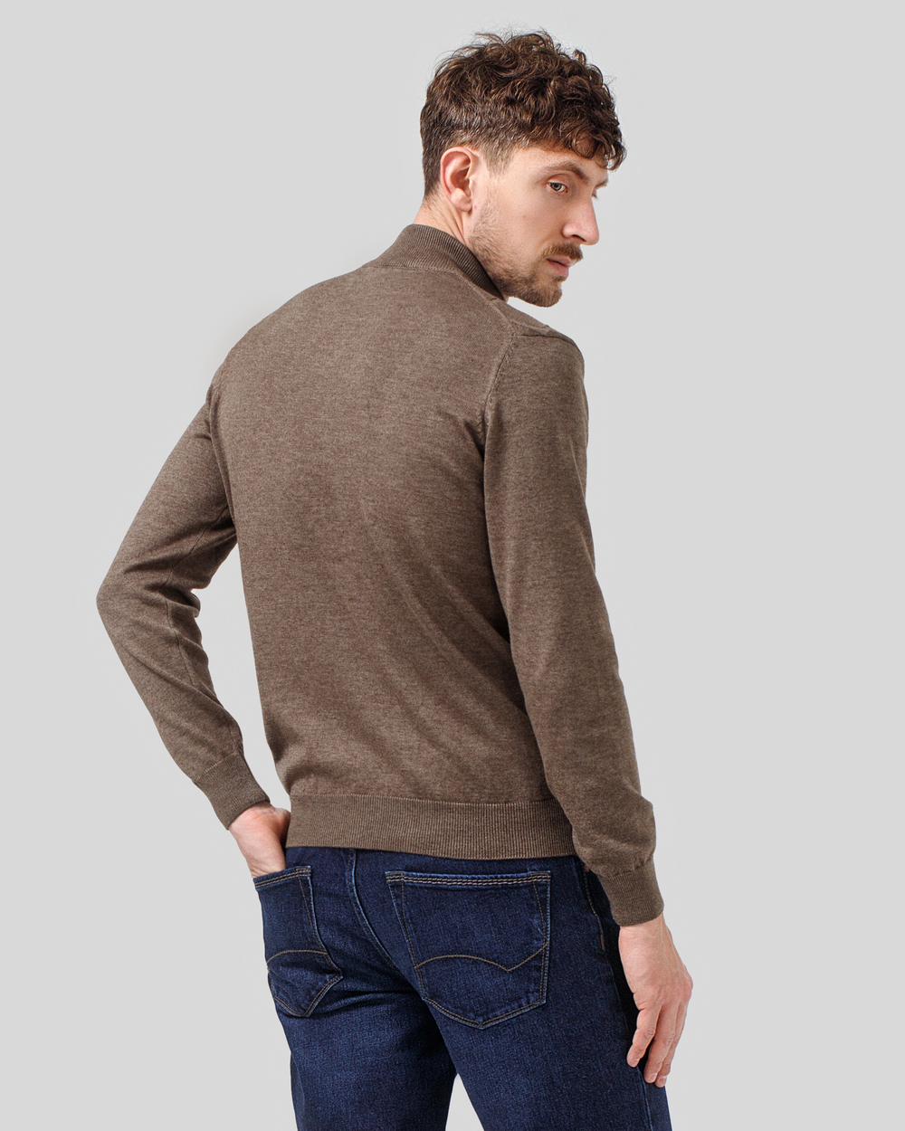 Джемпер чоловічий коричневий (арт. 7662300303)