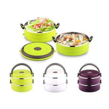 Ланч-бокс 1,2л. 2 попер. Peterhof PH-12425-12 white