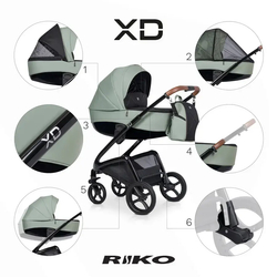 Універсальна коляска 2 в 1 Riko XD PRO