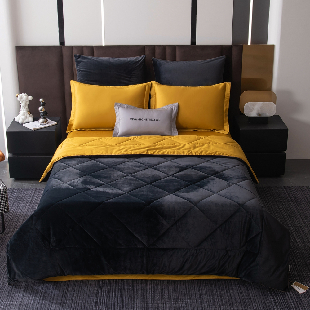 Комплект постельного белья Сатин Velvet Premium с Одеялом VP006