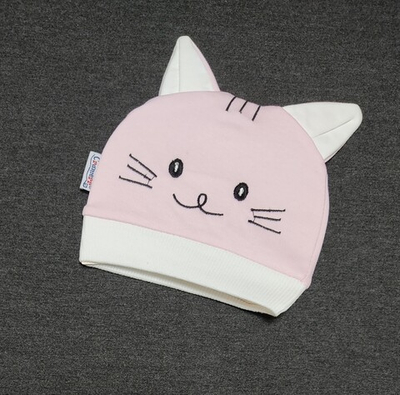 Шапочка "Cats", бавовна ТМ "Cramerr" (0-6 міс)