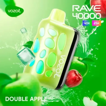 VOZOL RAVE 40000 - Double Apple (5% nic)