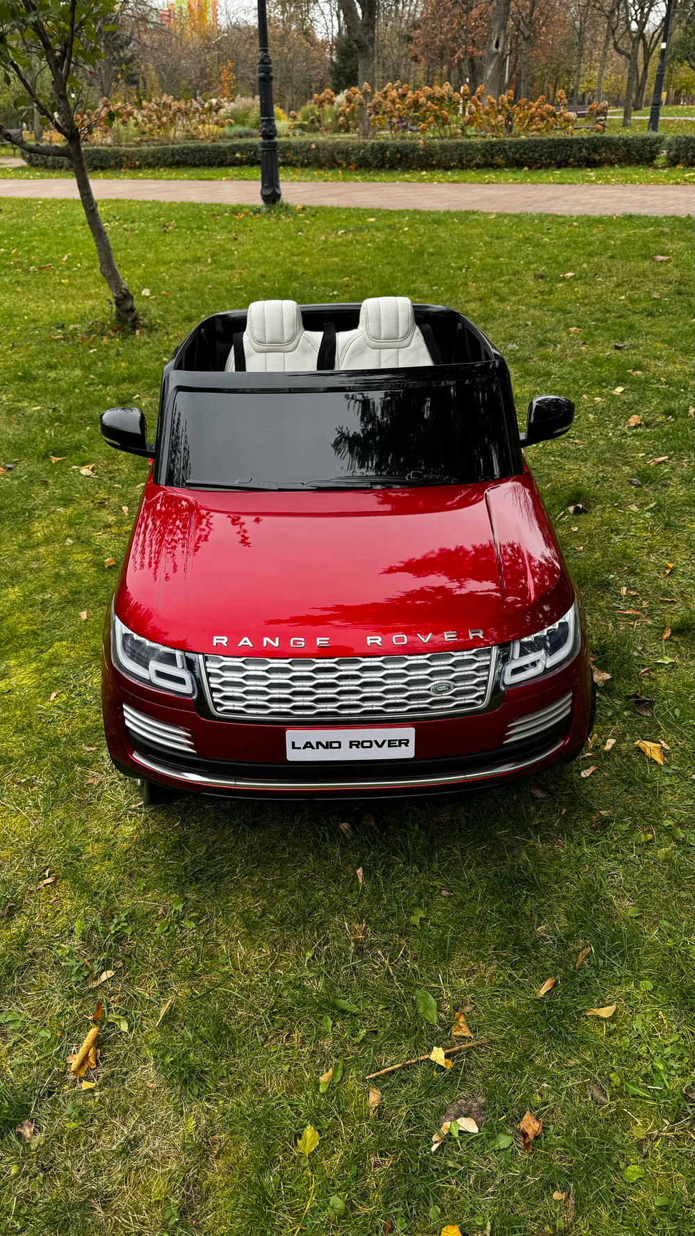 Дитячий двомісний електромобіль джип Land Rover 140W "WeKids Cars" з автофарбуванням