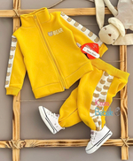 Костюм 2в1: кофта, штани "Ведмежа", трьохнитка з начосом ТМ "Murat Baby" (74 см)