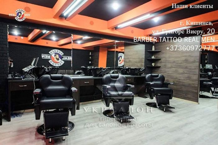 Barber Tattoo Real Men