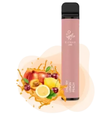 Elf bar 1500 - Cherry Lemon Peach (5% nic)