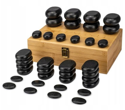 Набір 36 базальтових масажних каменів з нагрівачем 6 л