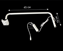 Безтіньова Led лампа для бьюті майстра Smart Moon Light HD-M5X, 50 Вт, біла