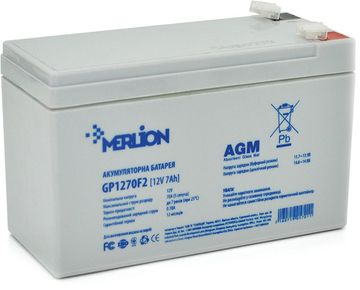 Акумуляторна батарея MERLION AGM 12 V 7Ah (GP1270F2)