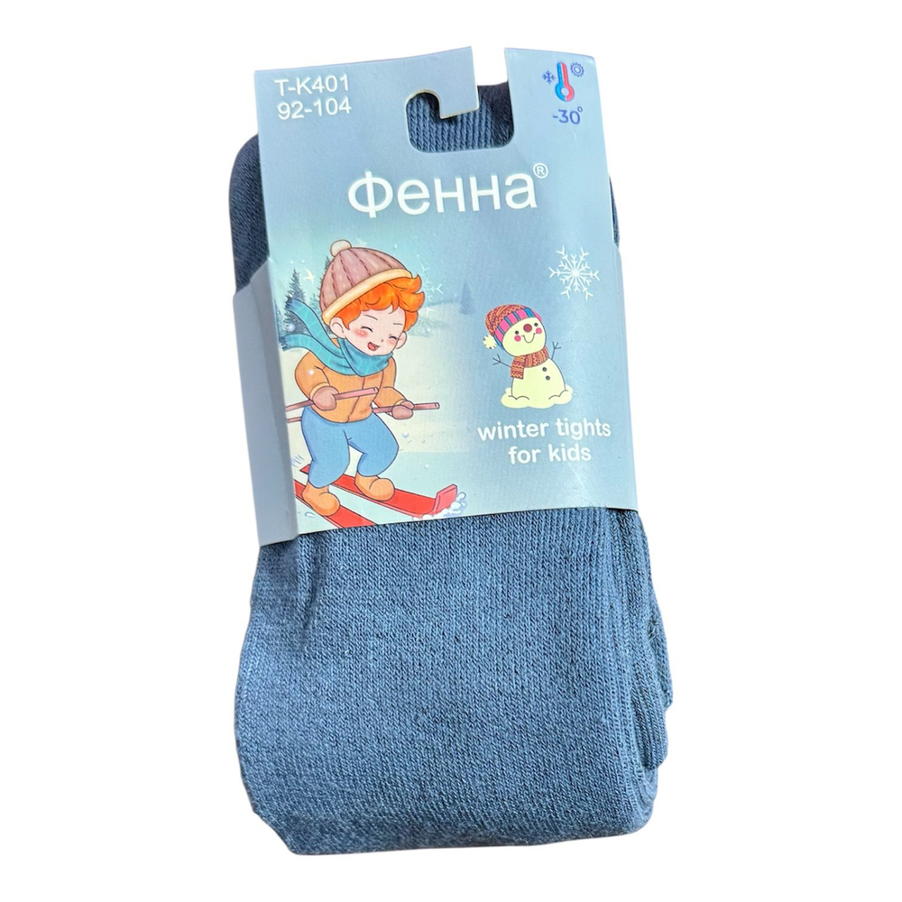 Колготки, "Color", котон на махрі ТМ "Фенна"