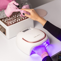 Лампа для маникюра с аккумулятором LED+UV Ulka Rose