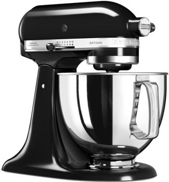 Планетарний міксер KitchenAid Artisan 5KSM125EOB із відкидним блоком чорний