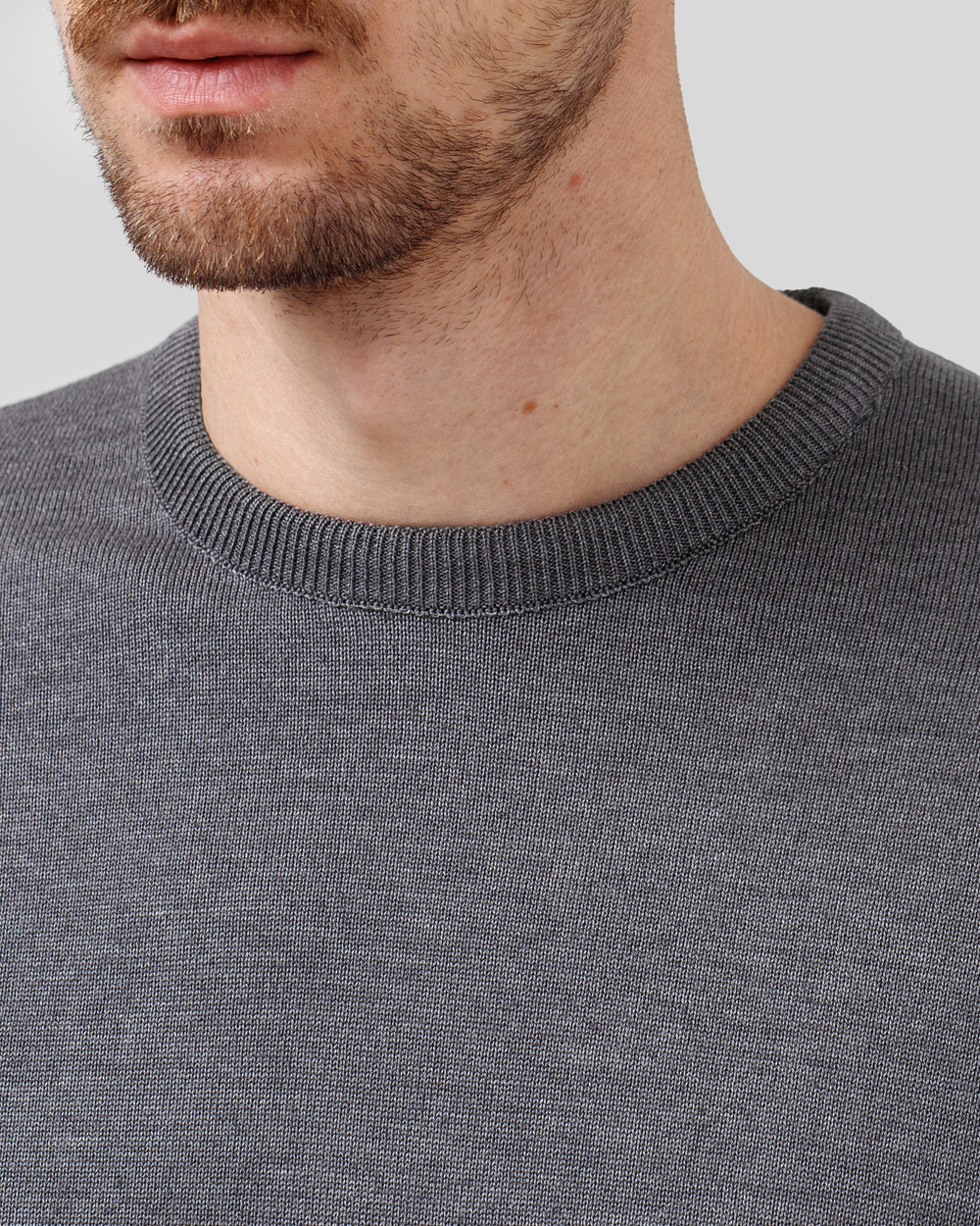 Джемпер чоловічий світло-сірий (арт. 7662300204)